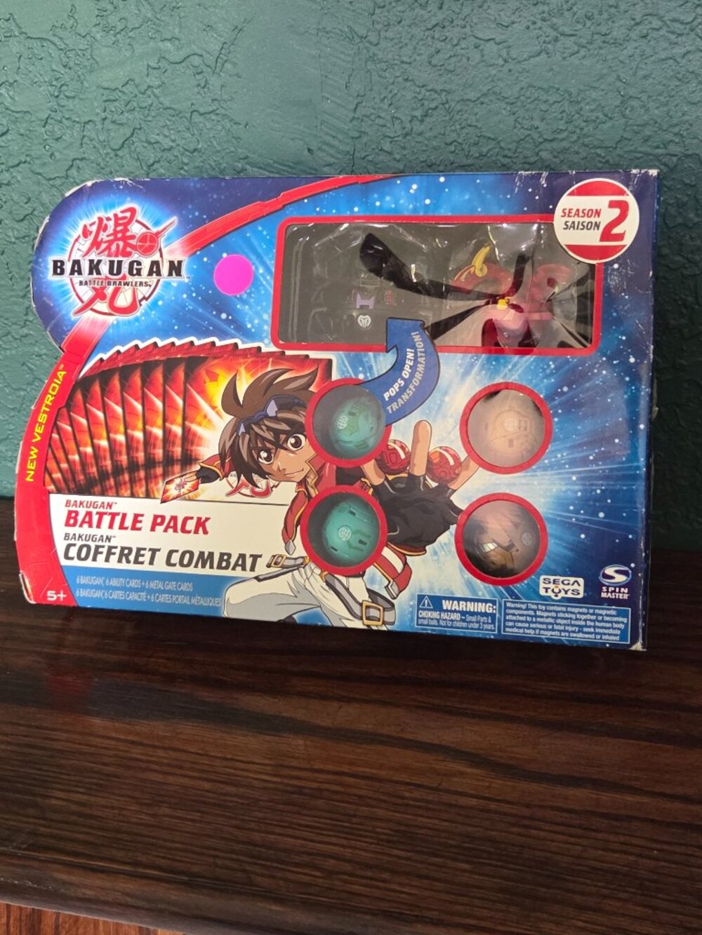 Vintage Bakugan Battle Brawlers New Vestroia Battle Pack Coffret Combat NIB